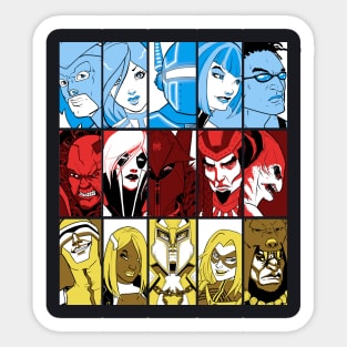 All the City of Heroes Sticker